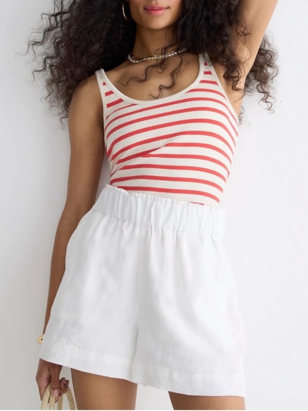J. Crew Linen Pull-on Shorts - Picture 3 of 5